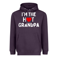 Plum mens i love hot grandpa  i'm the hot grandpa Heavyweight Hoodie - trangStudio