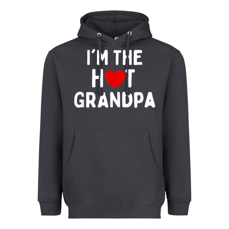 Mens I Love Hot Grandpa  I'm The Hot Grandpa Heavyweight Hoodie by trangStudio | Teevron