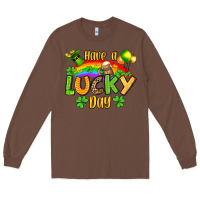 Chestnut St. Patrick's Have a lucky day Long Sleeve Tee - OliviaCreatesArt