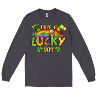 Smoke St. Patrick's Have a lucky day Long Sleeve Tee - OliviaCreatesArt
