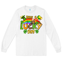 White St. Patrick's Have a lucky day Long Sleeve Tee - OliviaCreatesArt