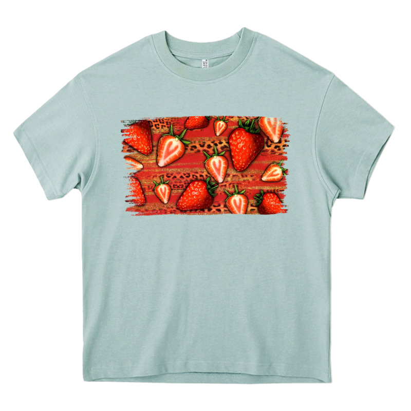 Strawberry Background Heavy Core Tee by Bettercallsaul | Teevron
