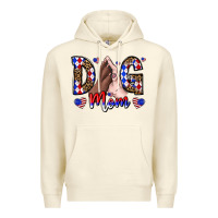 Sandshell America Dog Mama Premium Hoodie - CowhideDigitalArt