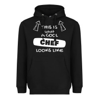 Black chef t  shirtthis is what a cool chef looks like t  shirt Heavyweight Hoodie - trangStudio