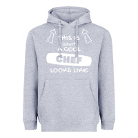 Heather Grey chef t  shirtthis is what a cool chef looks like t  shirt Heavyweight Hoodie - trangStudio