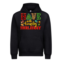 Black have a lovely holiday with gloves Urban Hoodie - AdoDesignShop
