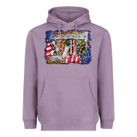 Lavender 1776 4th of july background Heavyweight Hoodie - BarkalooDesign