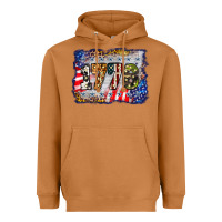 Meerkat 1776 4th of july background Heavyweight Hoodie - BarkalooDesign