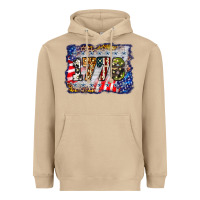 Mushroom 1776 4th of july background Heavyweight Hoodie - BarkalooDesign