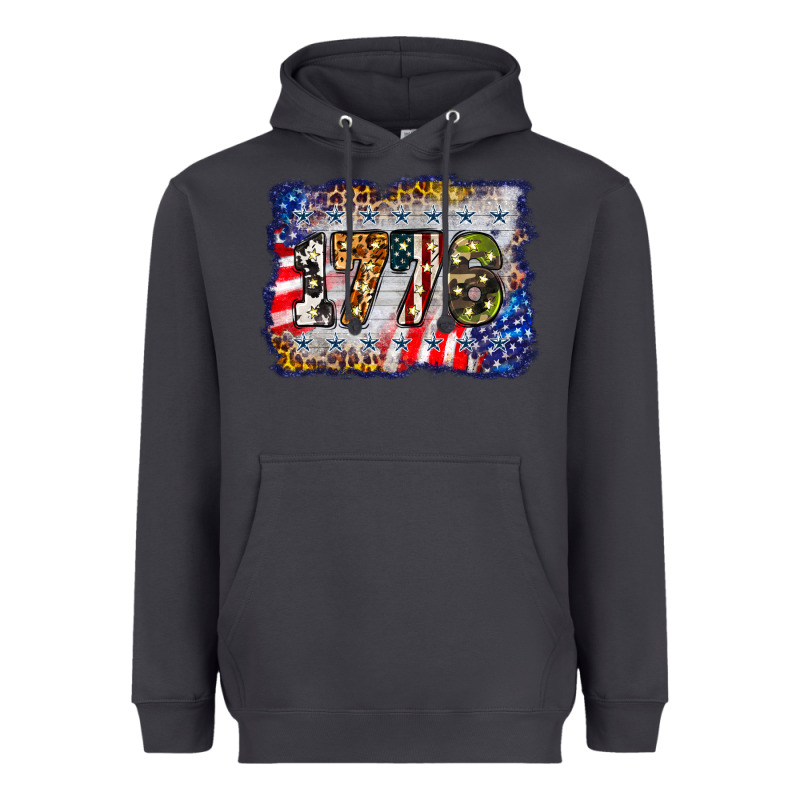 1776 4th Of July Background Heavyweight Hoodie by BarkalooDesign | Teevron