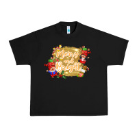 Black merry and bright gnome Urban Heavy Tee - CowGirlArtShop