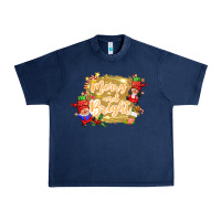 Navy merry and bright gnome Urban Heavy Tee - CowGirlArtShop