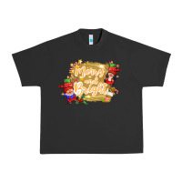 Pigment Black merry and bright gnome Urban Heavy Tee - CowGirlArtShop