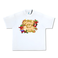 White merry and bright gnome Urban Heavy Tee - CowGirlArtShop