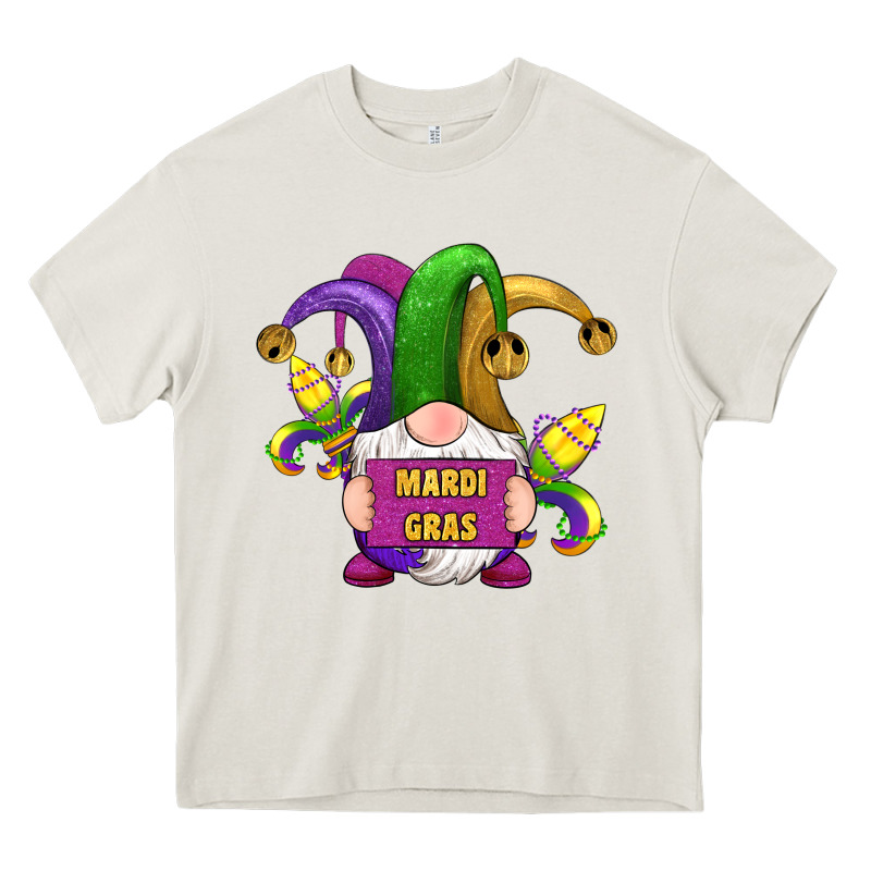 Mardi Gras Gnomes Fleur De Lis Heavy Core Tee by RanaPortraitStore | Teevron