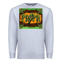 Heather Grey papa  lightning camouflage Premium Sweatshirt - BarkalooDesign