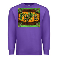 Purple papa  lightning camouflage Premium Sweatshirt - BarkalooDesign