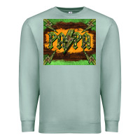 Seafoam papa  lightning camouflage Premium Sweatshirt - BarkalooDesign