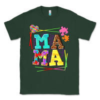 Sports Green Autism Mama Classic Tee - NancyCooperArtShop