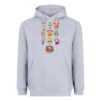 Heather Grey muppet babies Heavyweight Hoodie - trangStudio