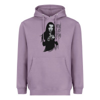 Lavender Normal Is An Illusion - Morticia Addams Heavyweight Hoodie - trangStudio