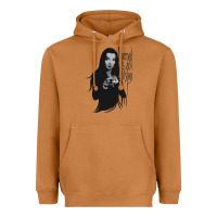 Meerkat Normal Is An Illusion - Morticia Addams Heavyweight Hoodie - trangStudio