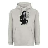 Moon Dust Normal Is An Illusion - Morticia Addams Heavyweight Hoodie - trangStudio