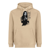Mushroom Normal Is An Illusion - Morticia Addams Heavyweight Hoodie - trangStudio