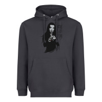 Smoke Normal Is An Illusion - Morticia Addams Heavyweight Hoodie - trangStudio