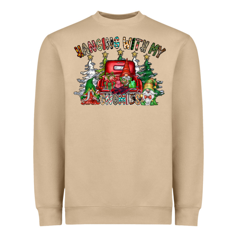 Hanging With My Gnomies Heavyweight Sweatshirt by CowhideDigitalArt | Teevron