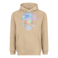 Mushroom Alien Head Colorful Laser Ufo Sighting Believe Area 51 Heavyweight Hoodie - trangStudio