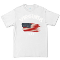White VIRGINIA U.S.A Premium Tee - Bettercallsaul