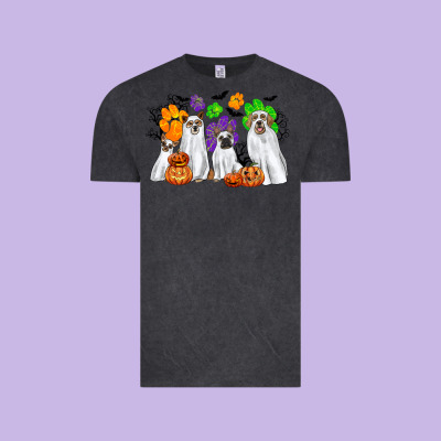 Ghost Dogs Vintage Tee Designed By Cowgirlartshop
