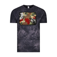 Cloud Black army cowhide leopard Christmas Vintage Tee - Jasminsmagicworld