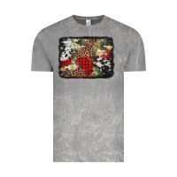 Cloud Rock army cowhide leopard Christmas Vintage Tee - Jasminsmagicworld
