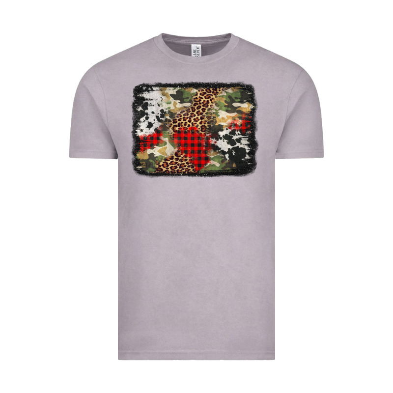 Army Cowhide Leopard Christmas Vintage Tee by Jasminsmagicworld | Teevron