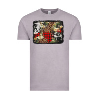 Vintage Zinc army cowhide leopard Christmas Vintage Tee - Jasminsmagicworld