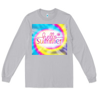 Moon Dust Hello Summer Tie Dye Tumbler Long Sleeve Tee - CowCowDesign