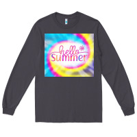 Smoke Hello Summer Tie Dye Tumbler Long Sleeve Tee - CowCowDesign