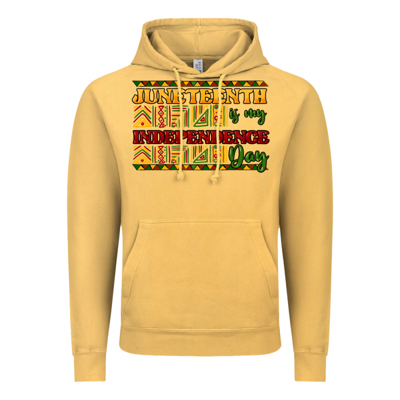 Juneteenth Is My Independence Day Vintage Hoodie by HowdyJamesFarm | Teevron