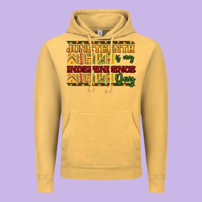 Juneteenth Is My Independence Day Vintage Hoodie Designed By Howdyjamesfarm