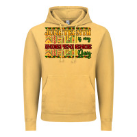 Vintage Mustard Juneteenth is my Independence day Vintage Hoodie - HowdyJamesFarm