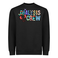 Black dialysis crew Heavyweight Sweatshirt - CowhideDigitalArt