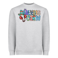 Heather Grey dialysis crew Heavyweight Sweatshirt - CowhideDigitalArt