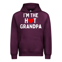 Mauve Wine mens i love hot grandpa  i'm the hot grandpa Urban Hoodie - trangStudio
