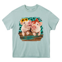 Arona Cute Couple Pigs Heavy Core Tee - Bettercallsaul