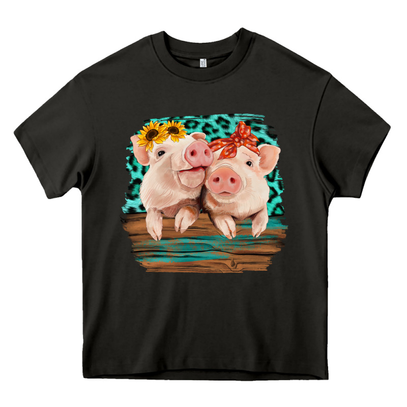 Cute Couple Pigs Heavy Core Tee by Bettercallsaul | Teevron