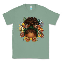 Sage american football afro messy bun Classic Tee - texasbilliewilder