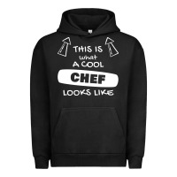 Pigment Black chef t  shirtthis is what a cool chef looks like t  shirt Urban Hoodie - trangStudio