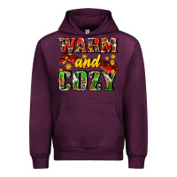 Mauve Wine warm and cozy with scarf Urban Hoodie - AdoDesignShop